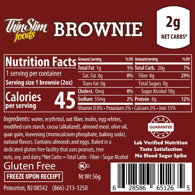 ThinSlim Foods Brownies 12 pack 