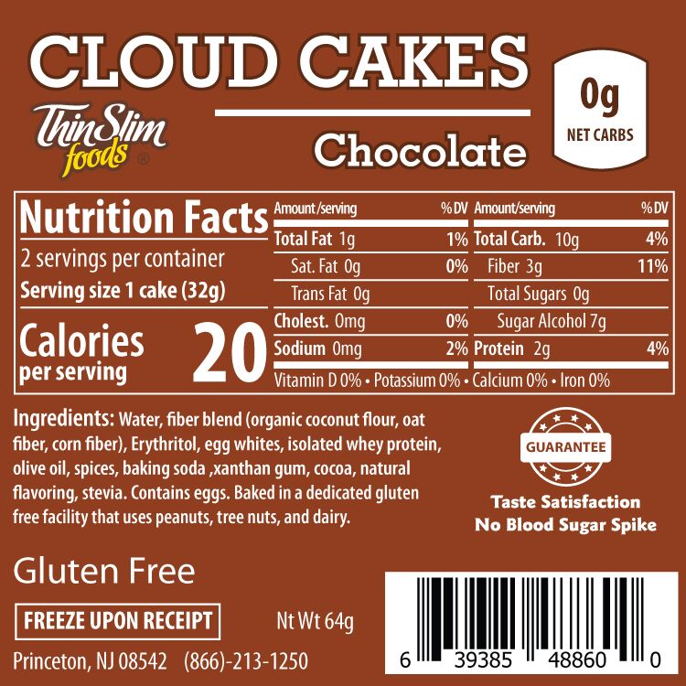 ThinSlim Foods Cloud Cakes