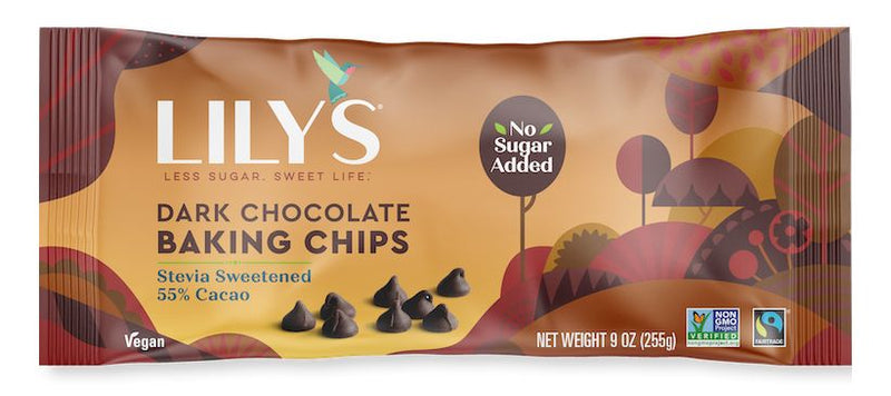 Lily's Sweets Dark Chocolate Premium Baking Chips 9 oz. 