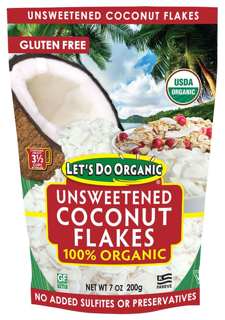 Let's Do Organic Coconut Flakes 7 oz.
