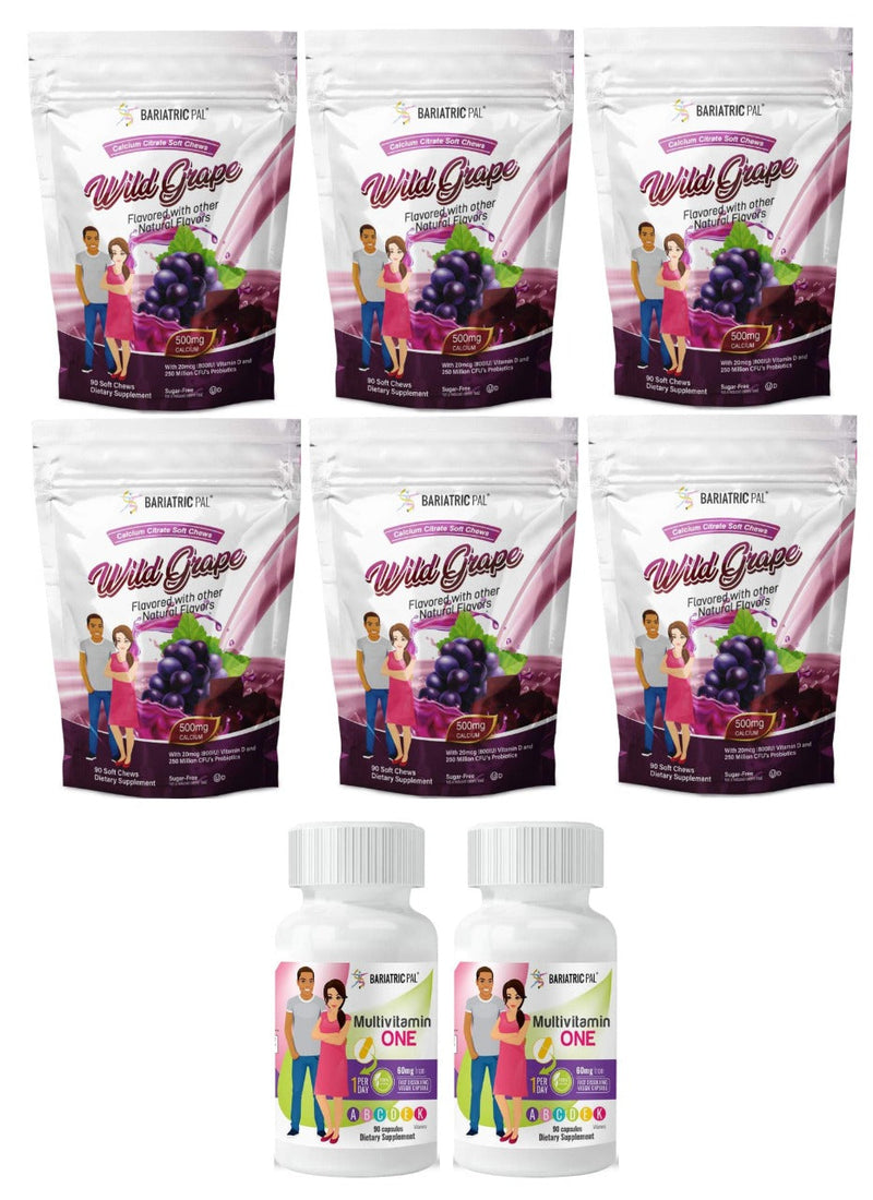 Gastric Sleeve Complete Bariatric Vitamin Pack by BariatricPal - Capsules 