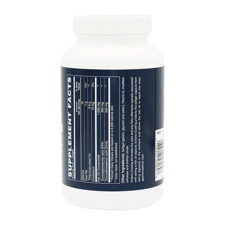 Enteric Coated Super Omega-3 Softgels 120's by Netrition 