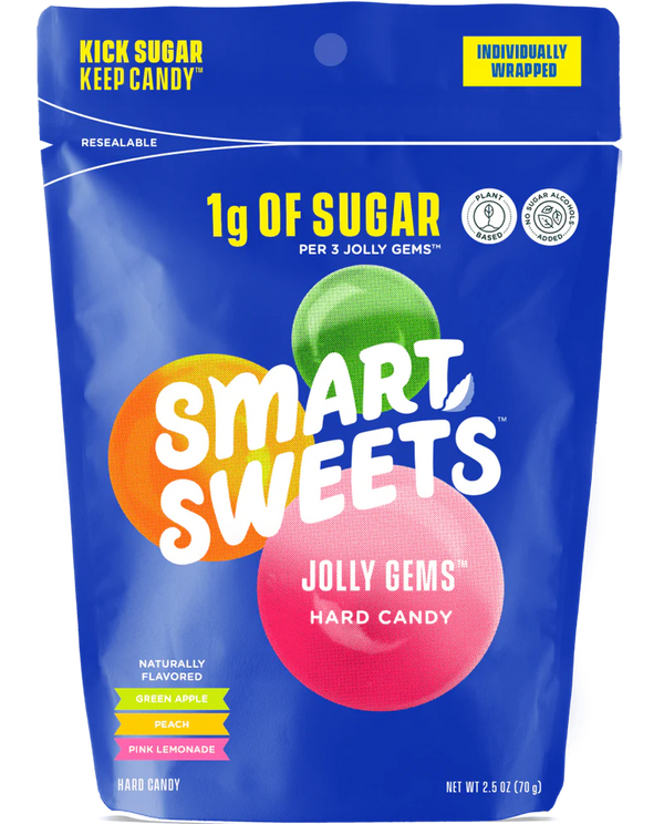 Smart Sweets Jolly Gems Hard Candy, 2.5 oz 