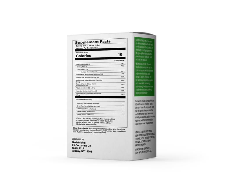 BariatricPal Thermogenic Antioxidant Energy Powder Blend - Variety Pack 
