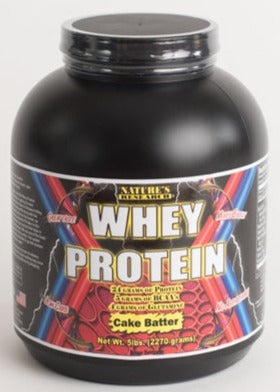 Nature's Research Whey Protein - Cake Batter / 5 lb