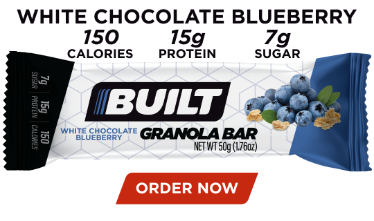 Built Bar Protein Granola Bar - White Chocolate Blueberry 