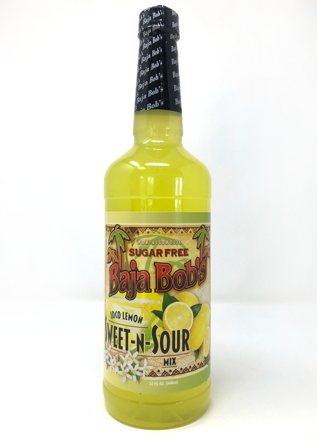 Baja Bob's Sweet-n-Sour Mix - Loco Lemon 32 fl oz