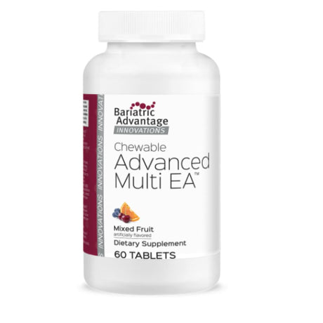 Bariatric Advantage Advanced Multi EA à Croquer avec 45mg de Fer - Fruits mélangés