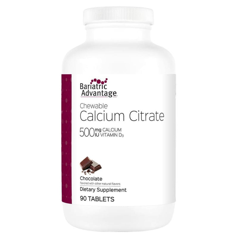 Bariatric Advantage Calcium Citrate Chewable Tablets (500mg) 