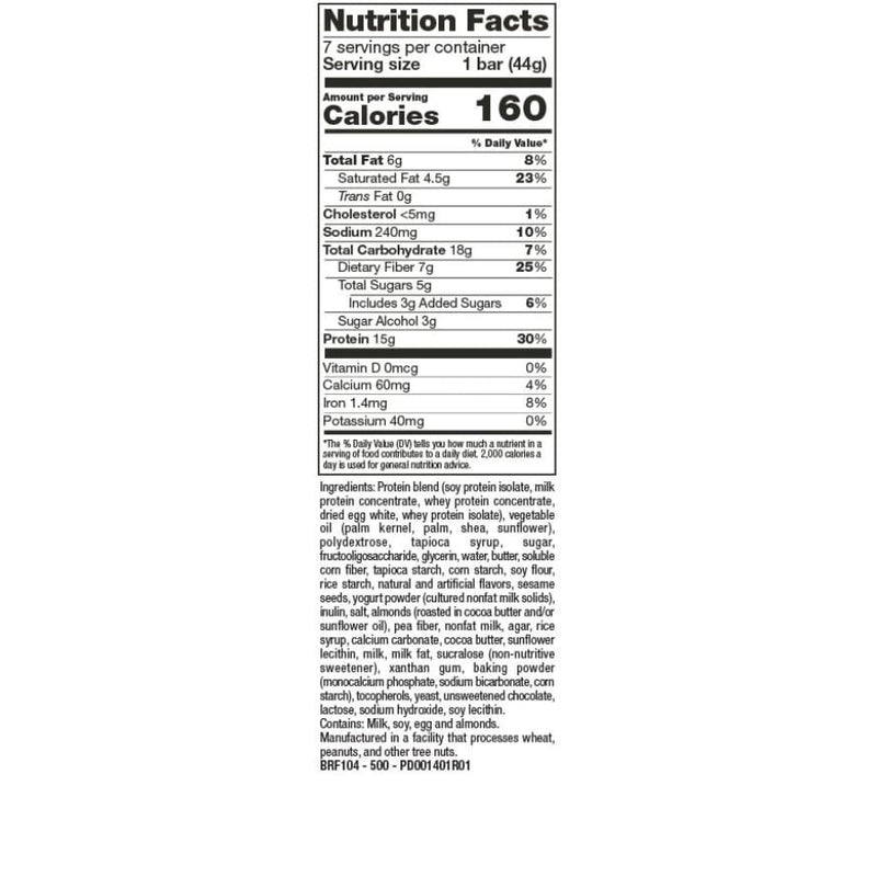 BariatricPal 15g Protein & Fiber Bars - Salted Toffee Pretzel 
