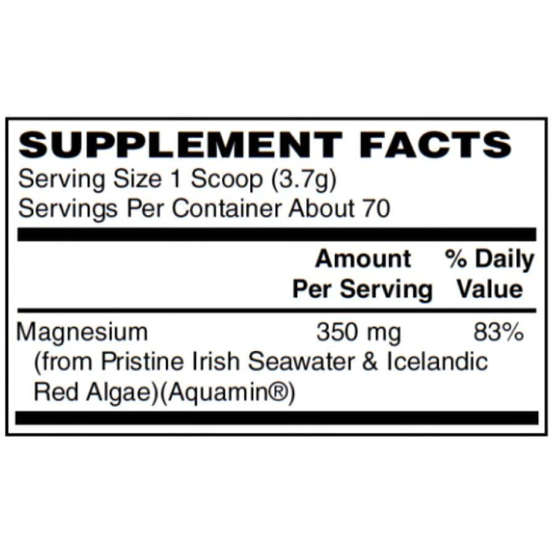 Magnesium Powder - Certified Organic Whole Food & Certified Vegan! (70 Servings) by BariatricPal 