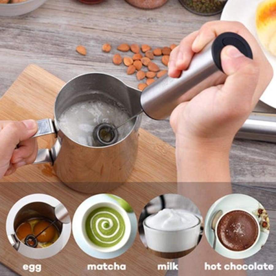 Mini Electric Handheld Electric Blender With Usb Electrical Maker Whisk Mixer For Cappuccino,b Pink