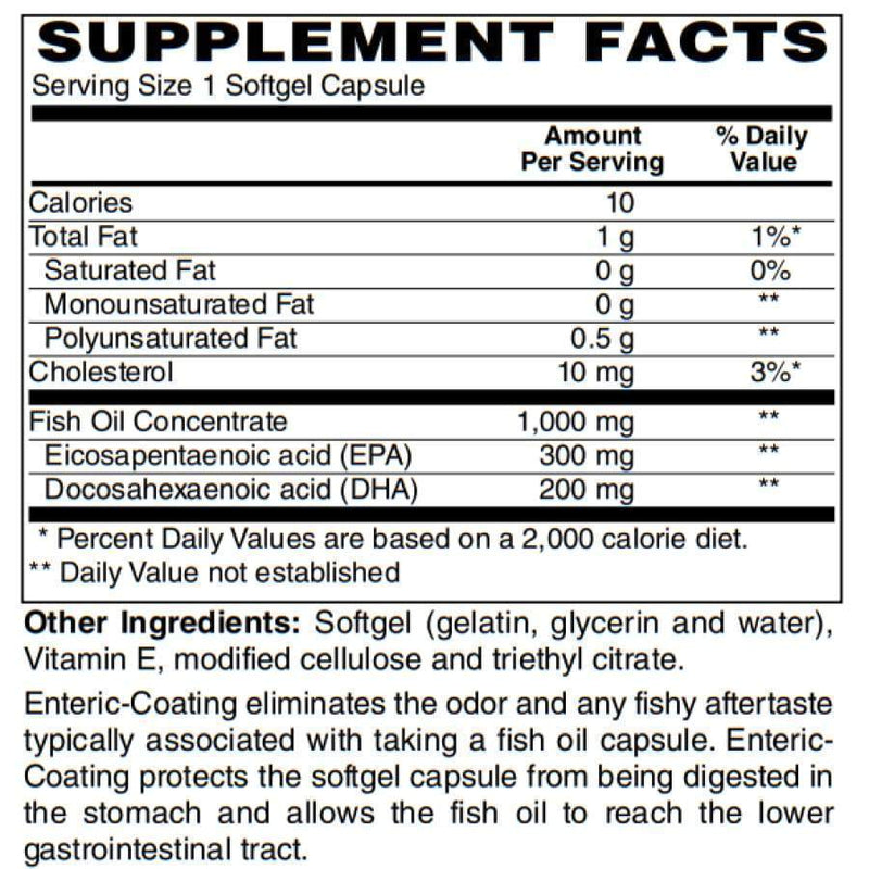 Super Omega-3 Softgels (60) by BariatricPal - No Fishy Aftertaste! 