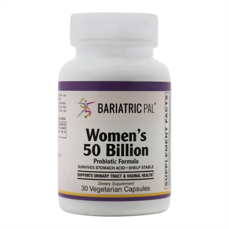 Women’s Prebiotic & Probiotic 50 Billion CFU Vaginal, Urinary Tract & Digestive Health Capsules by BariatricPal 