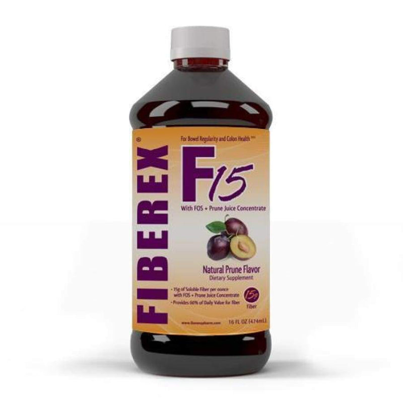 Fiberex Liquid Fiber & Laxative - Natural Prune Flavor (16oz) 