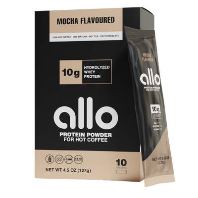 Protein Powder For Hot Coffee (Non-Creamer) by Allo Nutrition 