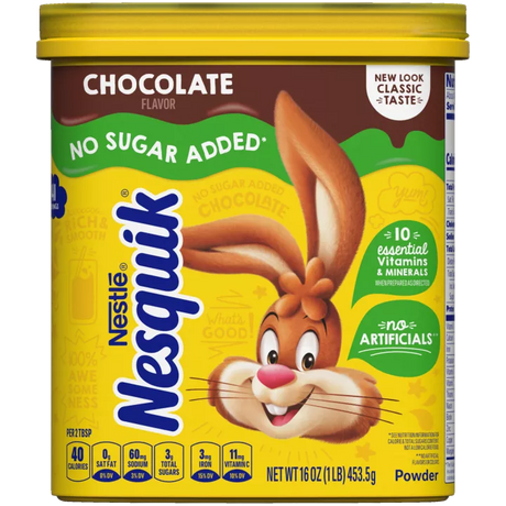 Nestle Nesquik, No Sugar Added 16 oz.