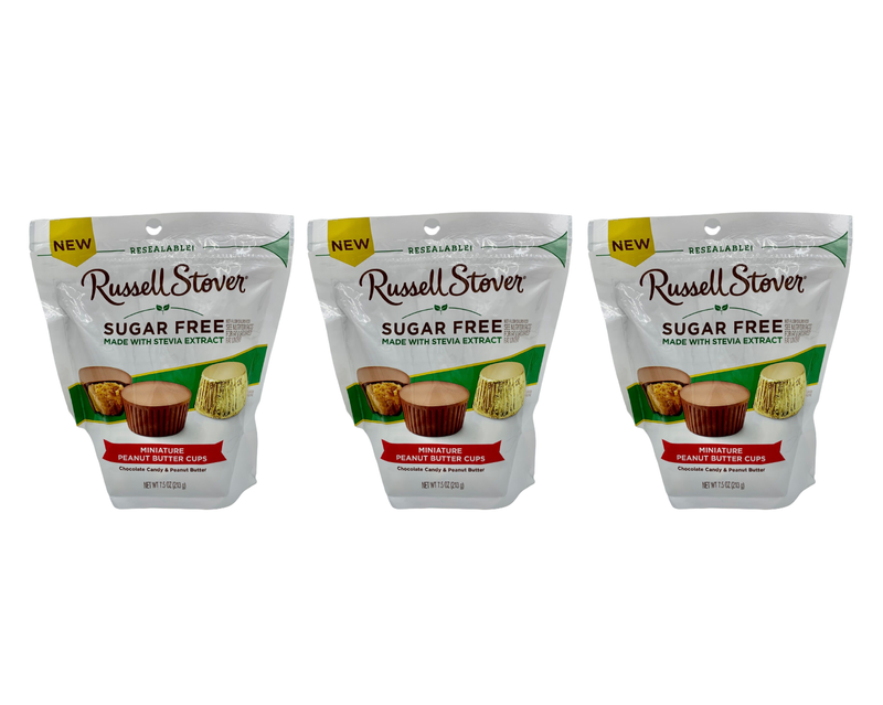Russell Stover Sugar Free Miniature Peanut Butter Cups 7.5 oz.