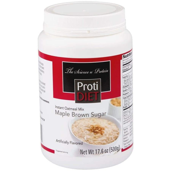 Proti Diet 15g Hot Protein Breakfast Jar - Maple Brown Sugar Oatmeal (20 Servings) 