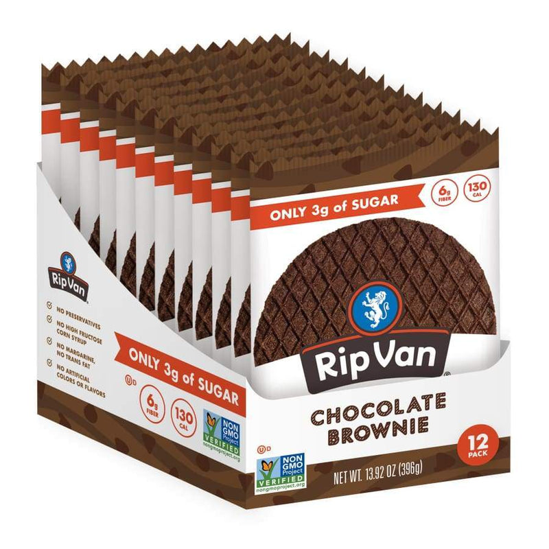 Rip Van Wafels - Chocolate Brownie (Low-Sugar) 