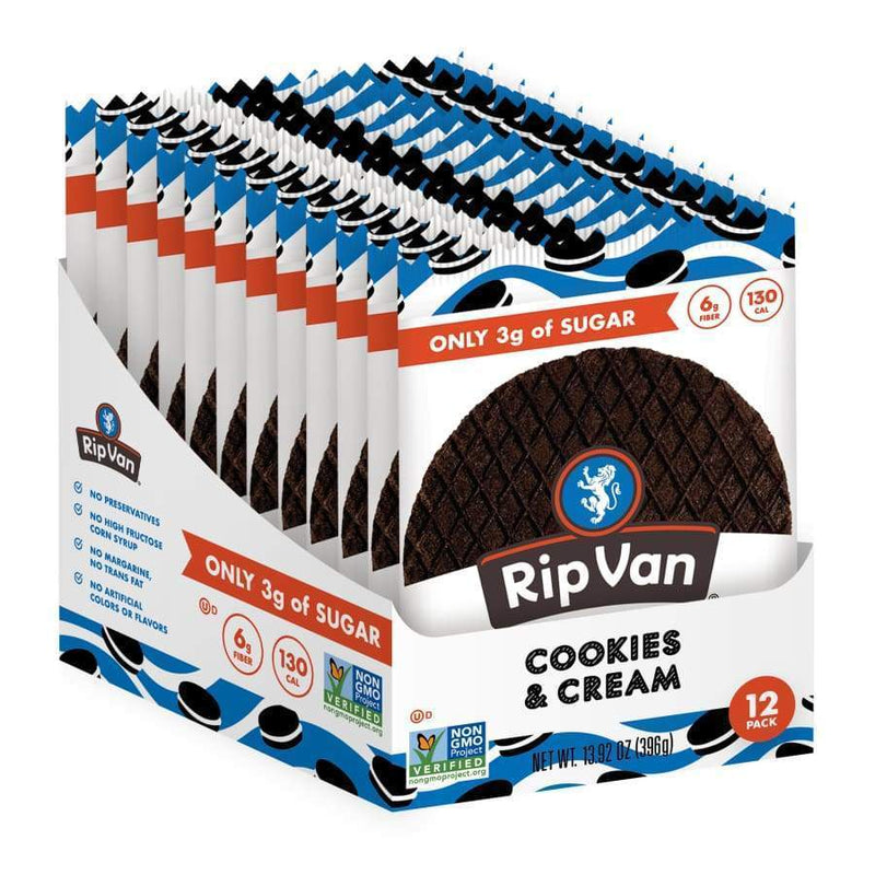 Rip Van Wafels - Cookies and Cream (Low-Sugar) 