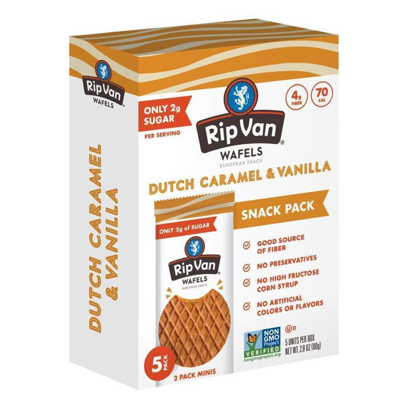 Rip Van Wafels - Dutch Caramel & Vanilla (Low-Sugar) 
