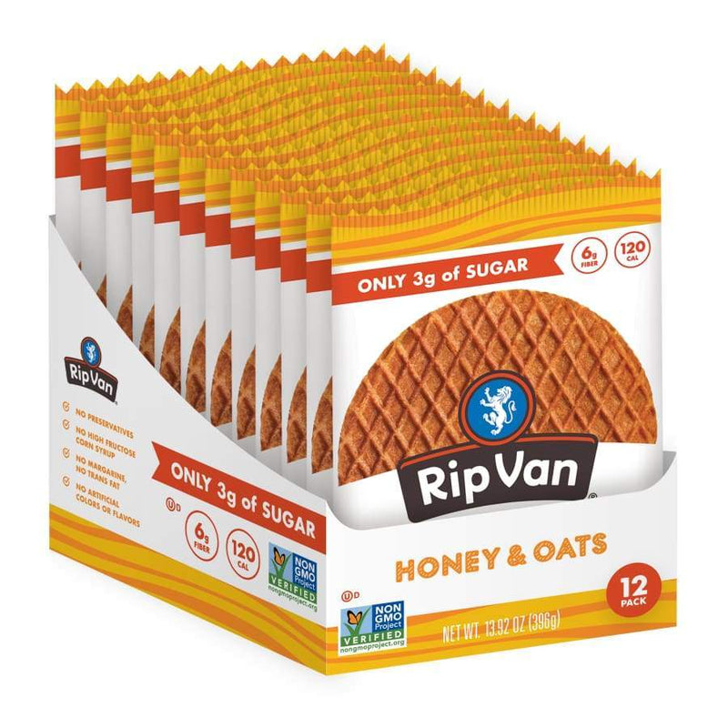 Rip Van Wafels - Honey and Oats (Low-Sugar) 