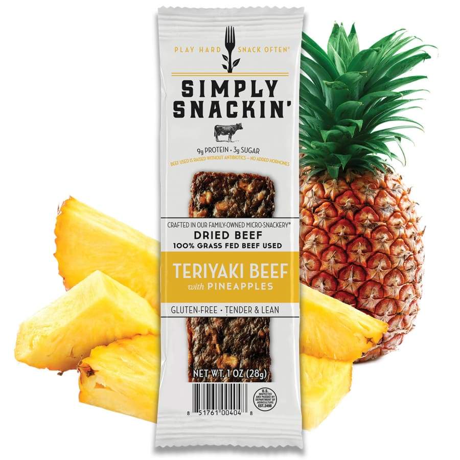 Simply Snackin’ Beef Protein Snack Teriyaki Beef with Pineapples