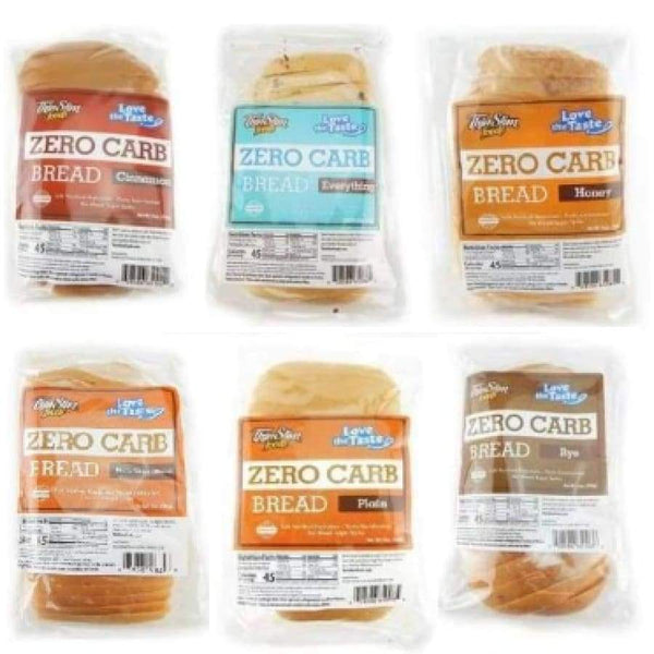 ThinSlim Foods Zero Carb Protein Bread - Variety Pack 