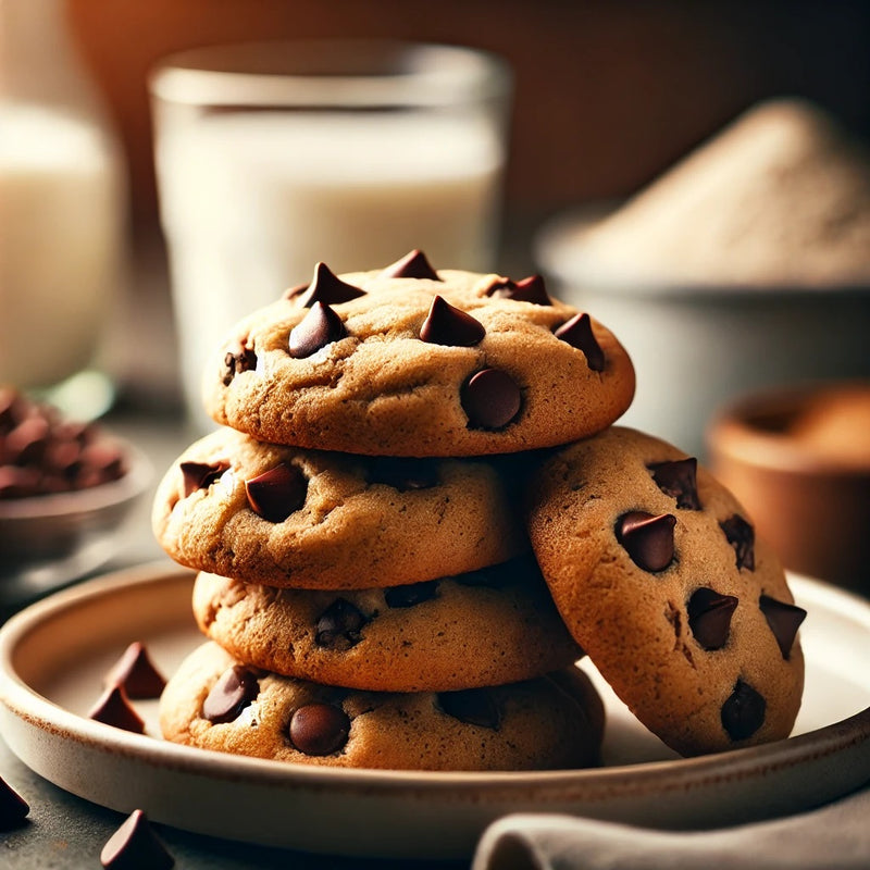 Irresistibly Chewy Sugar-Free Chocolate Chip Cookies with Lily's Dark Chocolate Chips