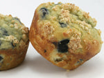 Low Carb Bakery-Style Blueberry Cream Muffins