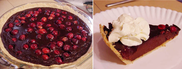 Cranberry Chocolate Pie