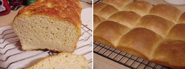 Simple Low Carb White Bread / Rolls