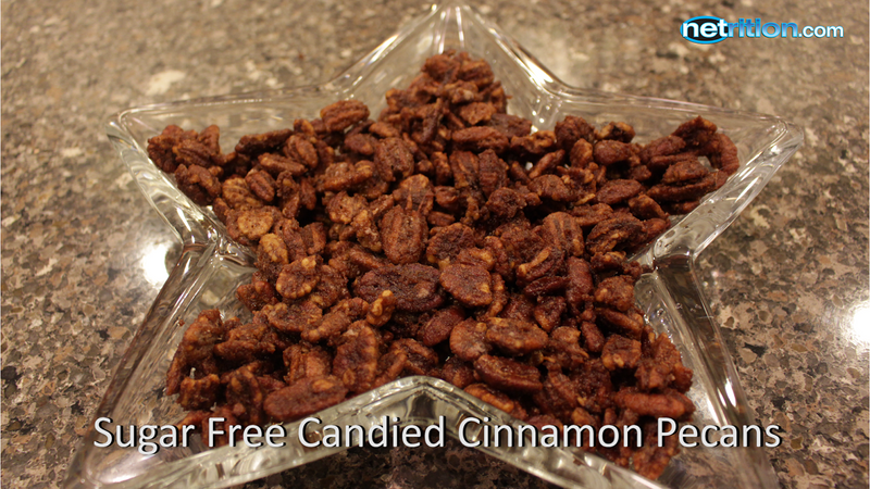 Sugar Free Candied Cinnamon Pecans