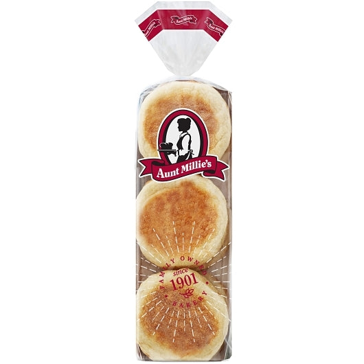 Aunt Millie's Live Carb Smart English Muffins, 6 muffins