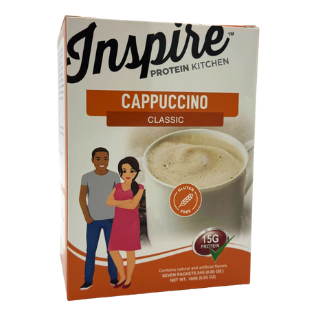 Inspire Protein Kitchen Hot Cappuccino Protein Drink - Original / One Box