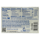 Nutrition facts label for a product, detailing serving size, calories, and nutrient content, including ingredients and a QR code for more information.