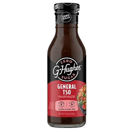 G Hughes Smokehouse Sugar Free General Tso Stir Fry Sauce (12 oz) - Front