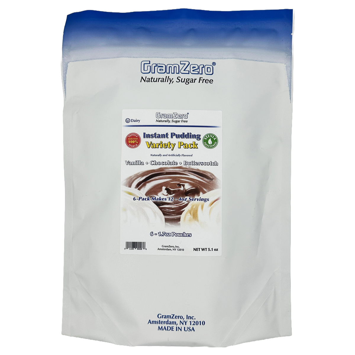 GramZero Stevia Sweetened Sugar Free Pudding Mix by GramZero