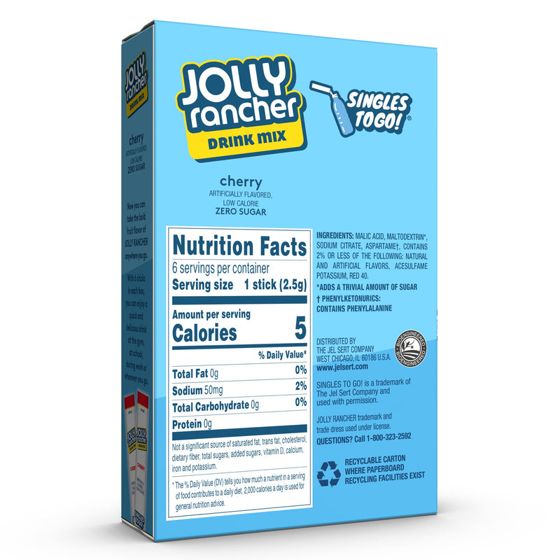 Jolly Rancher Zero Sugar Singles-to-Go