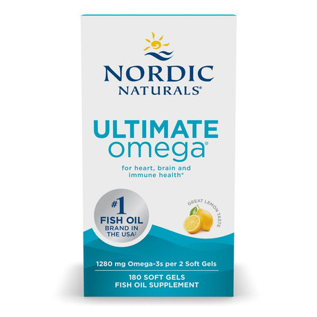 Nordic Naturals Ultimate Omega - 180 softgels / Lemon
