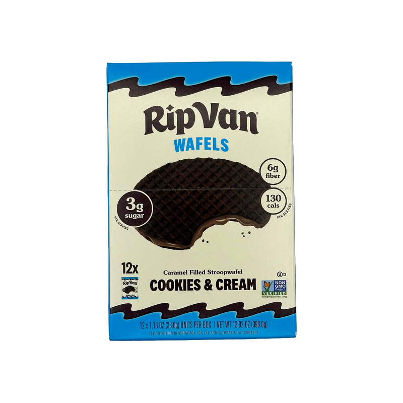 Rip Van Wafels - Cookies and Cream (low-sugar)