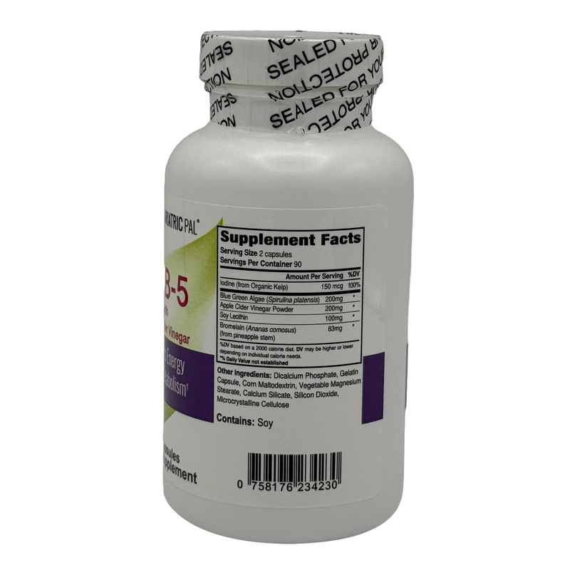 KLB-5 with Apple Cider Vinegar Natural Weight Loss Enhancer by BariatricPal