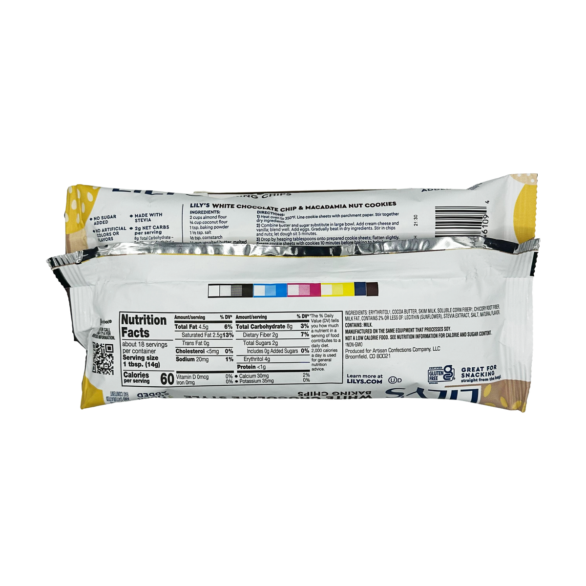 white lily flour protein content Lily's White Chocolate Style Baking Chips, 9 oz bag by Lily's Sweets