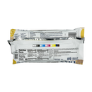 A package of Lily's White Chocolate Chip and Macadamia Nut Cookies displays the nutrition facts and ingredients on the back, featuring a colorful barcode and a yellow and white design.