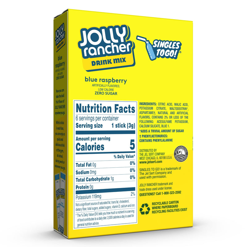 Jolly Rancher Zero Sugar Singles-to-Go