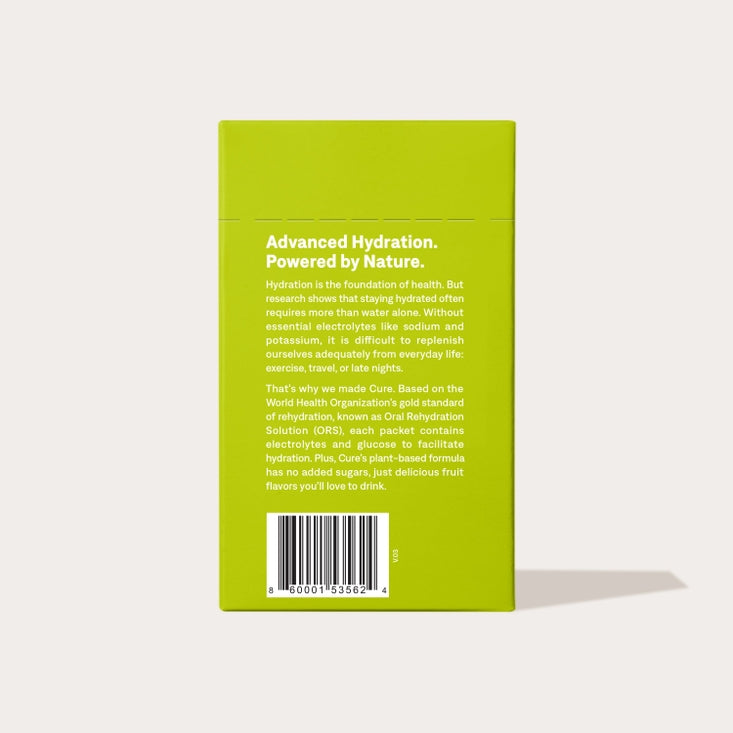 Cure Hydration Electrolyte Drink Mix, 8ct