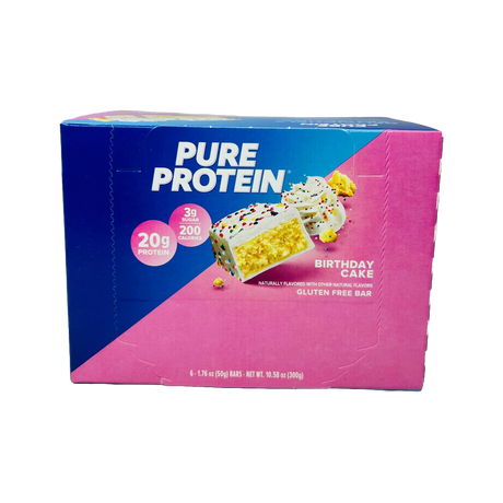 Pure Protein Bars - Birthday Cake / 6 bars