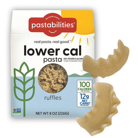 Pastabilities Lower Cal Pasta, 8 oz - One Pack / Ruffles