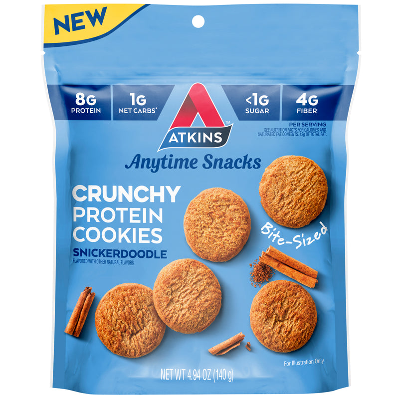 Atkins Nutritionals Crunchy Protein Bite-Sized Cookies